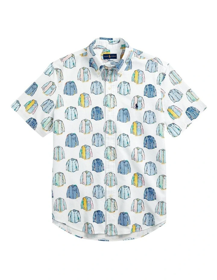 Wholesale βοΈ Polo Ralph Lauren Classic Fit Print Oxford π Shirt In Multi π 6 Wholesale βοΈ Polo Ralph Lauren Classic Fit Print Oxford π Shirt In Multi π - Image 4