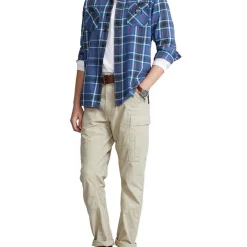 Hot Sale 🎁 Polo Ralph Lauren Classic Fit Plaid Flannel Workshirt In Blue ✔️ -Industrie Shop unnamed file 865