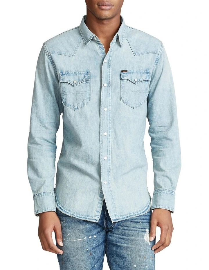 Buy β Polo Ralph Lauren Classic Fit Denim Western π Shirt π 3 Buy β Polo Ralph Lauren Classic Fit Denim Western π Shirt π