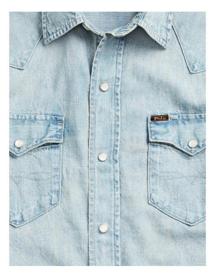 Buy β Polo Ralph Lauren Classic Fit Denim Western π Shirt π 7 Buy β Polo Ralph Lauren Classic Fit Denim Western π Shirt π - Image 5