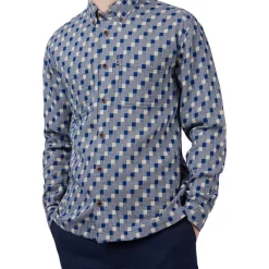 Flash Sale 😍 Ben Sherman Gingham Overshirt In Blue Denim ✨