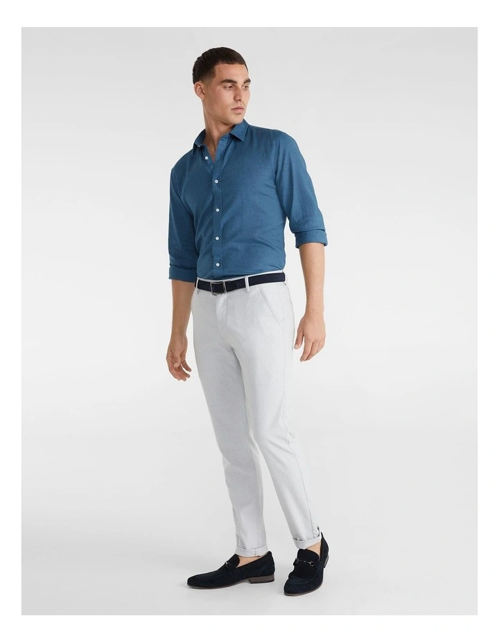 Cheap π Yd. Brighton Linen π Shirt In Marine Blue π 7 Cheap π Yd. Brighton Linen π Shirt In Marine Blue π - Image 5