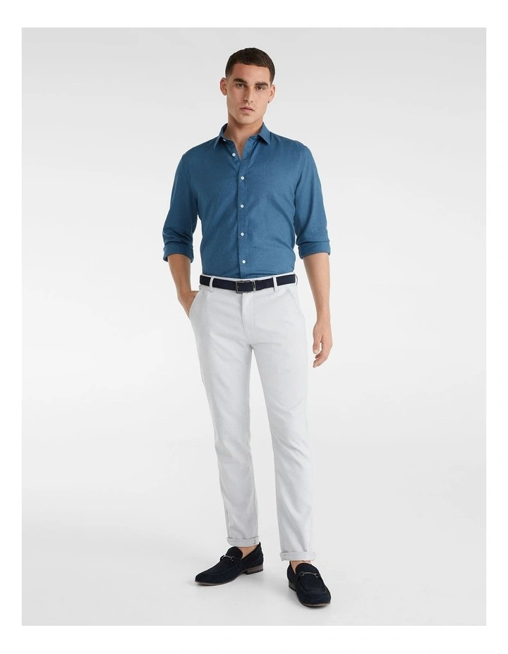 Cheap π Yd. Brighton Linen π Shirt In Marine Blue π 8 Cheap π Yd. Brighton Linen π Shirt In Marine Blue π - Image 6