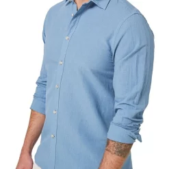 Discount π₯° Blazer Collins Long Sleeve Linen Blend π Shirt In Blue π€© 10 Discount π₯° Blazer Collins Long Sleeve Linen Blend π Shirt In Blue π€© -Industrie Shop unnamed file 958