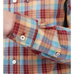 Hot Sale 🌟 Ben Sherman Frame Check Long Sleeve 👕 Shirt In Red ⭐ -Industrie Shop unnamed file 985