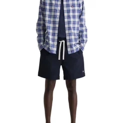 Best Pirce ⭐ Gant Regular Twill Check Long Sleeve 👚 Shirt In Classic Blue ⌛ -Industrie Shop unnamed file 991